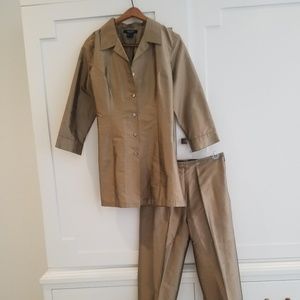 Silk Shantung Karen Kane Jacket and Pants